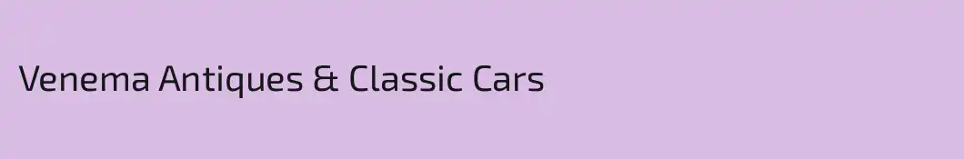 Venema Antiques & Classic Cars